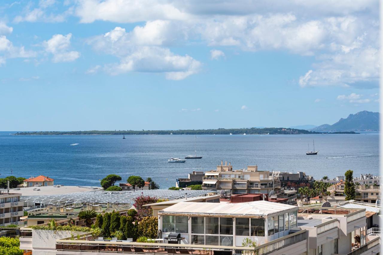 Apartamento Vue Mer 180° Cocon A 7 Min De La Plage Piscine Ac Antibes Exterior foto